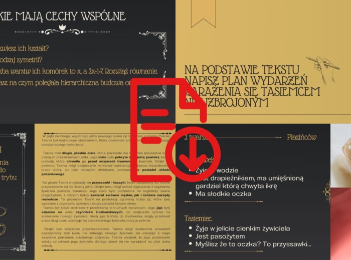 Płazińce - zwierzęta o dwóch twarzach I klasa 6 biologia