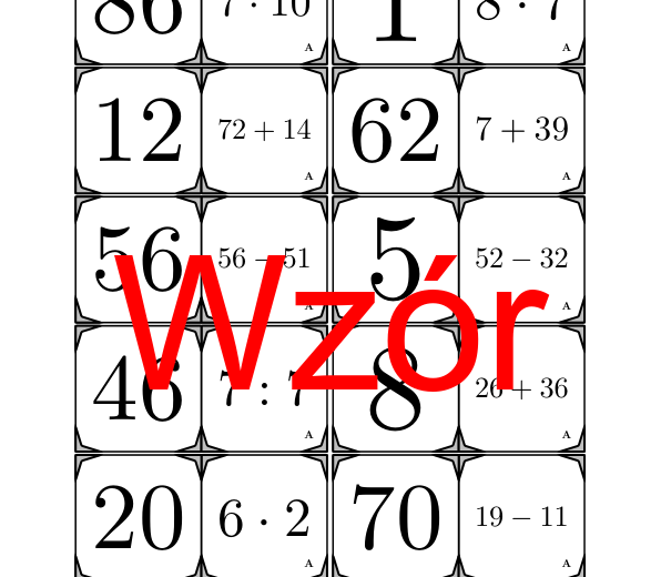 Domino - Arytmetyka do 100 | matematyka