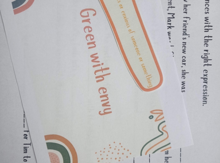 Expressions with colors - wyrażenia z kolorami