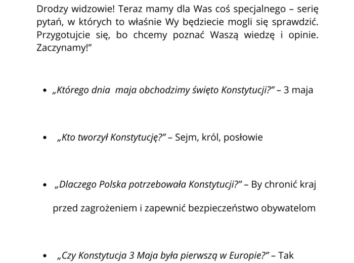 Sekrety 3 Maja scenariusz apelu