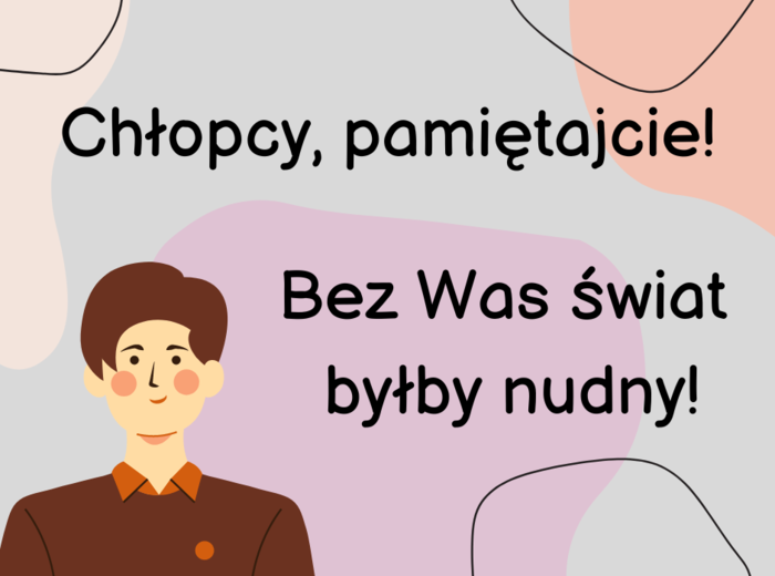 Materiał na gazetkę szkolną - Dzień Chłopaka.