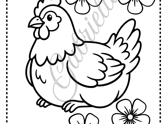 Kolorowanka wiosenna