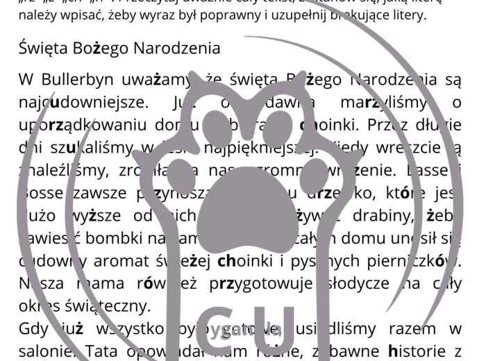 Karty pracy z odpowiedziami do lektury Astrid Lindgren "Dzieci z Bullerbyn"