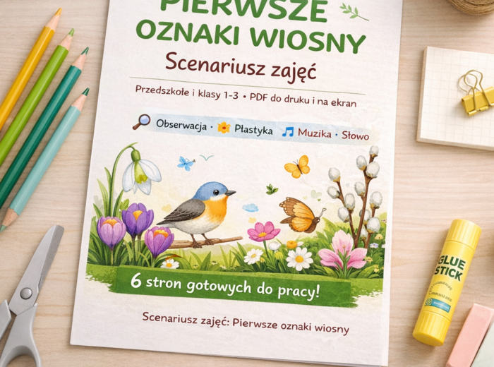 Scenariusz zajęć: Pierwsze oznaki wiosny