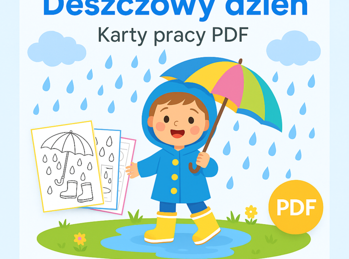 Karty pracy „Deszczowy dzień”