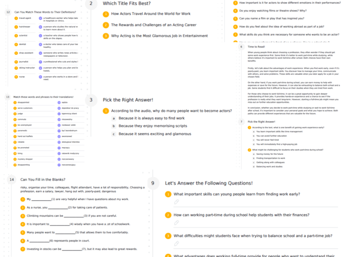 Repetytorium Ósmoklasisty cz. 1 (Macmillan) - Unit 4 - karta pracy (2526)