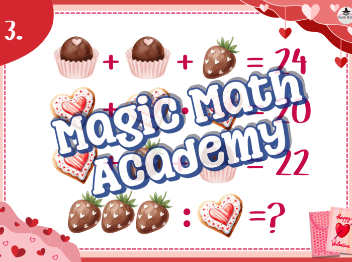 WALENTYNKOWE ZAGADKI LOGICZNE 2 - matematyka klasy 4-8 + rozwiązania