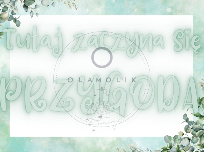 Napis A3 na 1 września „tutaj zaczyna się przygoda”