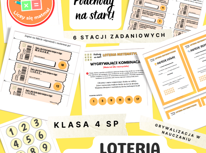Podchody na Start – Loteria Matematyczna kl. 4 SP