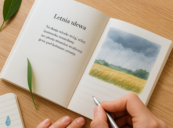 Deszcz w poezji. Analiza wierszy o pogodzie