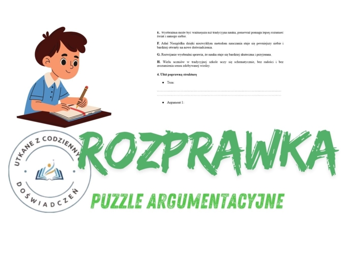 PUZZLE ARGUMENTACYJNE- przykład 2