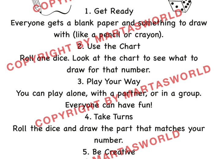 🎲✏️ Roll & Draw – Kreatywna Gra Rysunkowa po angielsku! 🎨🧠