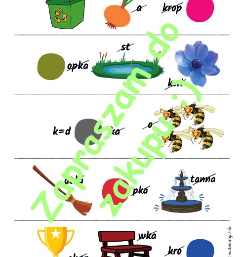 Rebusy z kropką w roli głównej - Dzień Kropki.