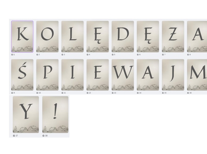 KOLĘDĘ ZASPIEWAJMY! NAPIS NA GAZETKĘ NA JASEŁKA