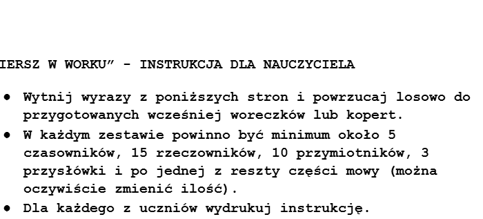 WIERSZ W WORKU - zajęcia kreatywne, Dzień Poezji