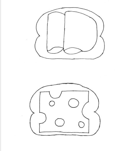 MINI KSIĄŻECZKA - MENU Z JEDZIENIEM DLA DZIECKA - książeczka + kolorowanka