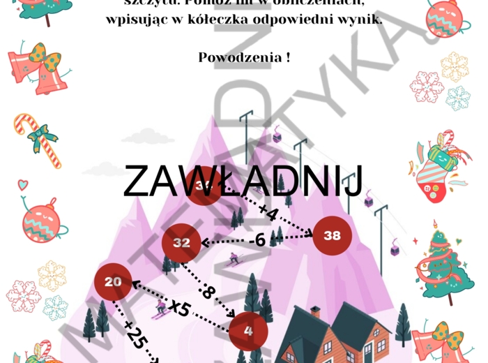 MATEMATYCZNY KALENDARZ ADWENTOWY