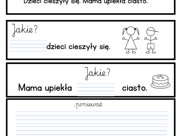 Budujemy zdania złożone