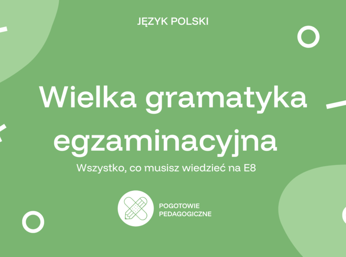 Wielka gramatyka egzaminacyjna - fonetyka, słowotwórstwo, wypowiedzenia, części mowy i zdania