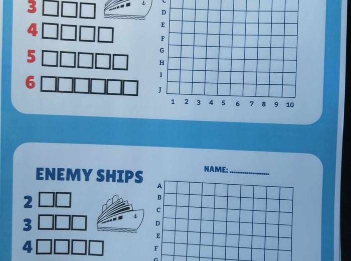 Statki - szablony jęz. angielski