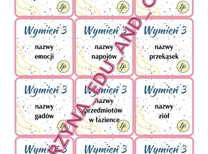 Wymień 3-4-5-6 - gra karciana, część 1 - ogólna