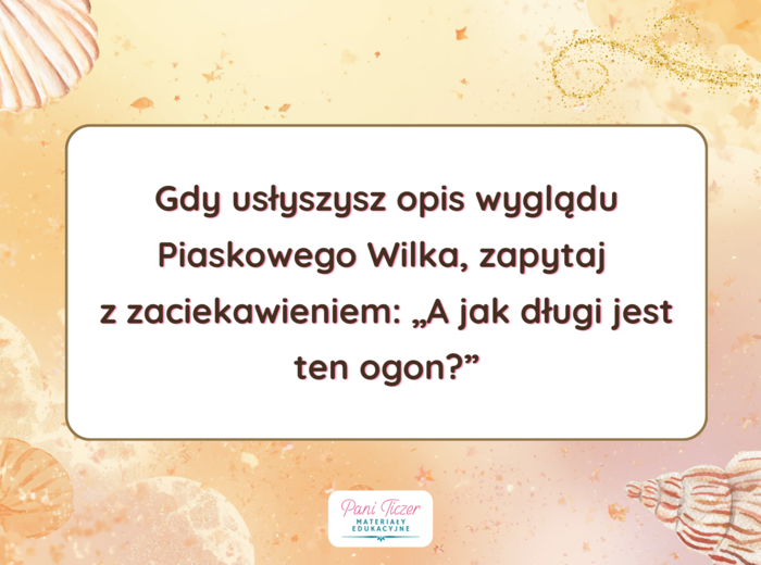 Test na uważność do lektury "Piaskowy Wilk"