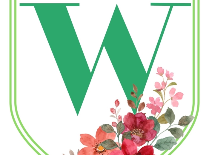 Witajcie w szkole - litery/napis - gazetka