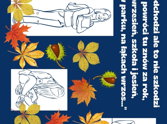 Gazetka na rozpoczęcie roku szkolnego "Lato już odchodzi..."