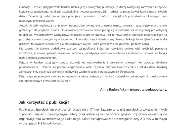 Spółgłoski do przytulania. Monografia litery W