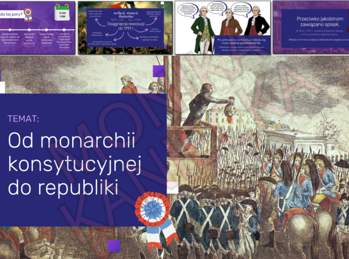 Od monarchii konstytucyjnej do republiki - prezentacja historia klasa 6