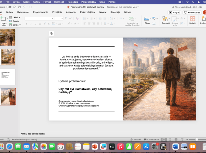 Mit szklanych domów w "Przedwiośniu" S. Żeromskiego.