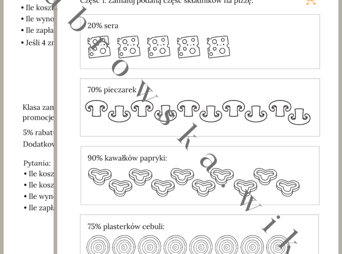 Dzień Pizzy ‐ procenty