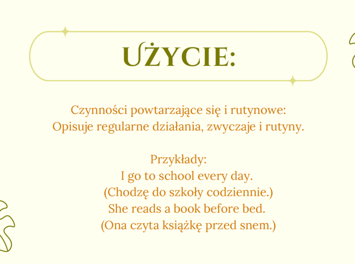 Kolorowa prezentacja PRESENT SIMPLE