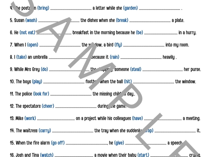 Past Simple vs Past Continuous