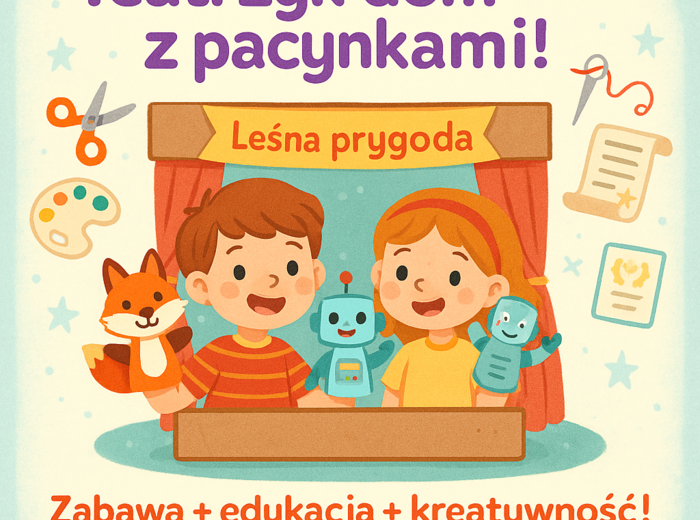 Teatrzyk domowy z pacynkami
