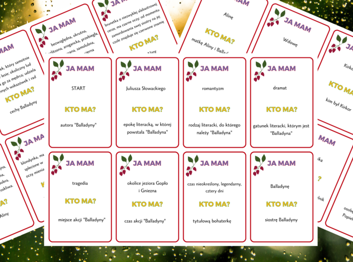 Ja mam… Kto ma…? - "BALLADYNA"