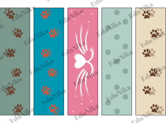 Zakładki zwierzątka/ koniec roku/ dla najmłodszych/ rozwój czytelnictwa/ upominek