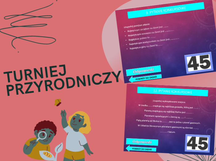 TURNIEJ PRZYRODNICZY KLASA 6