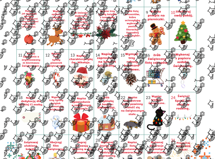 Polonistyczny kalendarz adwentowy