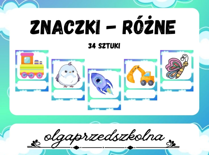 Znaczki różne