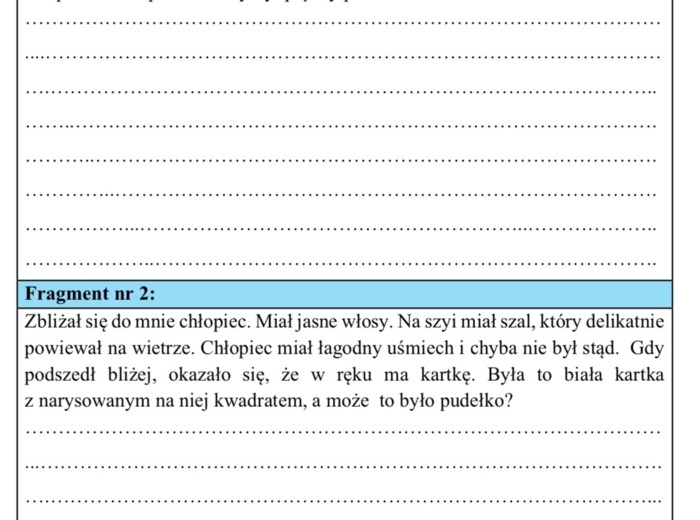 Opowiadanie twórcze na E8