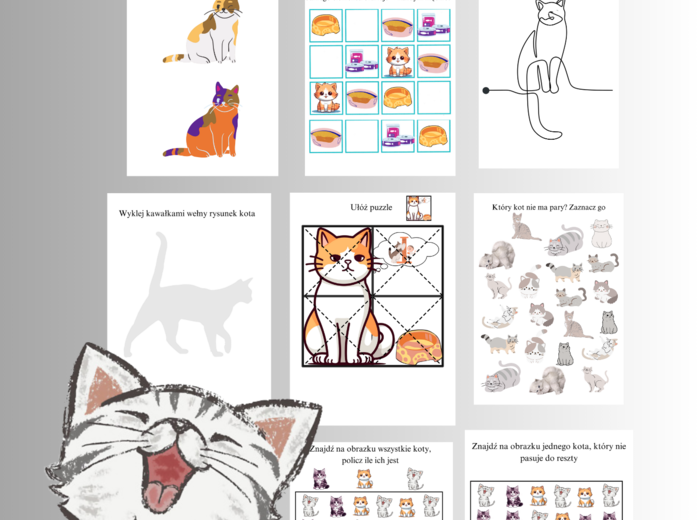 Dzień Kota- pomysł na zajęcia rewalidacyjne dla uczniów ze SPE