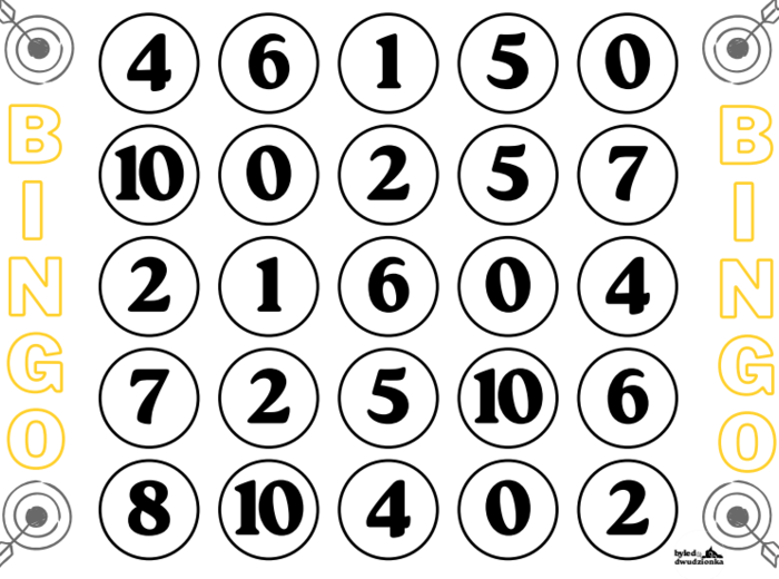 BINGO! - Litery i cyfry
