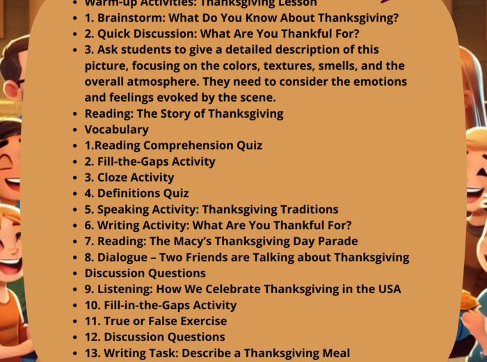 Karty Pracy_Thanksgiving Day A2-B1