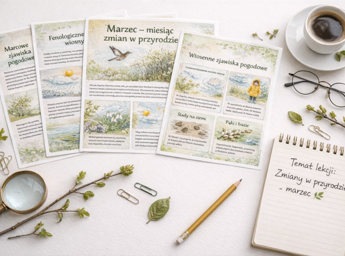 Artykuł edukacyjny „Marzec – miesiąc zmian w przyrodzie”