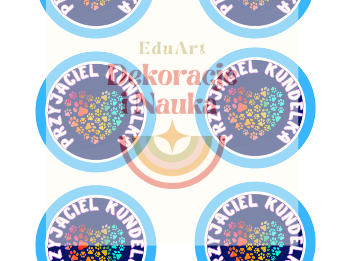 Odznaka "Przyjaciel kundelka" na Dzień Kundelka