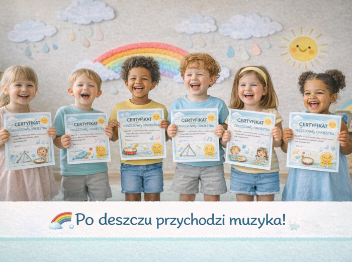 Deszczowy koncert – zajęcia muzyczne