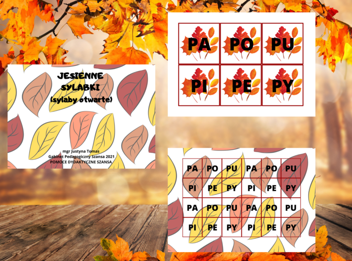 JESIENNE SYLABY ZESTAW