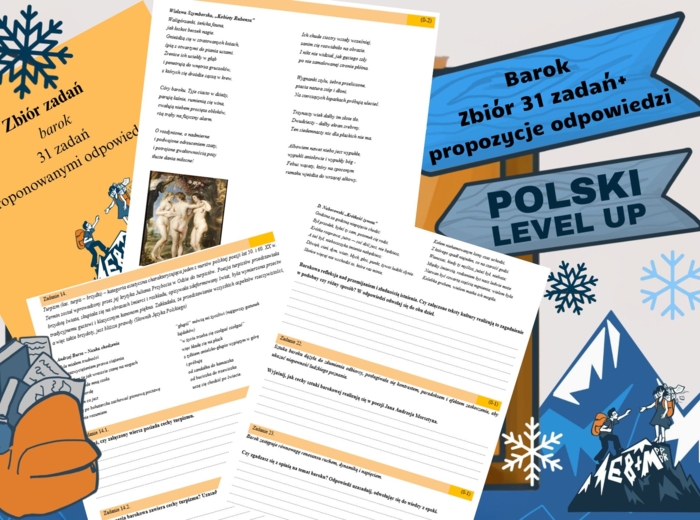 barok_test 31 zadań+podpunkty+ przykładowe odpowiedzi_Polski Level Up