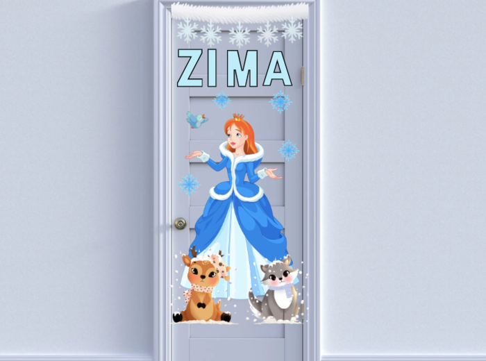 Mega Pakiet Gazetek ZIMA| 5 plakatów| Kolorowe grafiki przyciągające wzrok| Wiele możliwości aranżacji| Ideałny jako dekoracja klasy lub korytarza